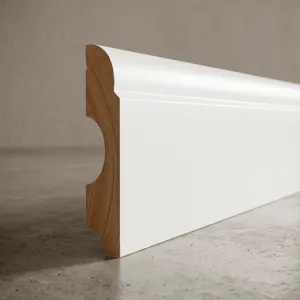 Rodapé Clean 8cm Branco Madebene 2,16m