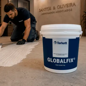 Adesivo Globalfix 4kg Tarkett | Cola para Piso Vinílico Profissional